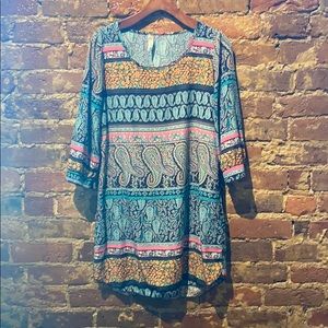 Fun bright summer dress
